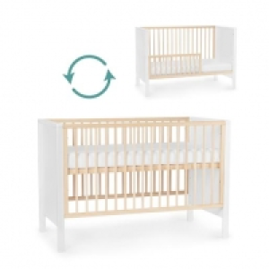 Cuna De Madera Convertible Mia Blanca