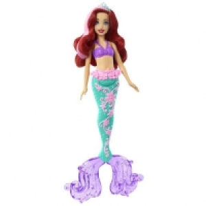 Toysrus  Disney - Muñeca sirena princesa cambia de color, pelo y cola