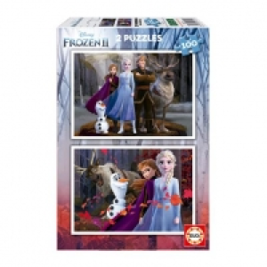 Toysrus  Educa Borrás - Frozen - Pack Puzzles 2x100 piezas Frozen 2