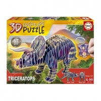 Toysrus  Educa Borrás - Triceratops - 3D Creature Puzzle
