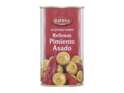Aceitunas rellenas de pimiento
