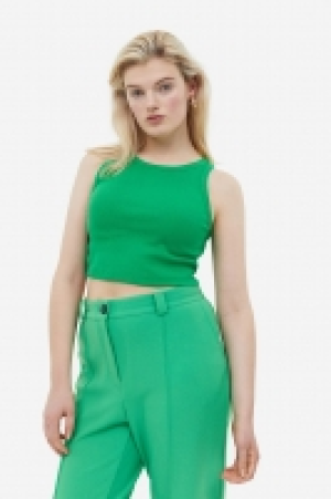 Camiseta cropped sin mangas