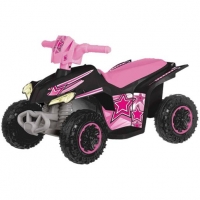 Toysrus  Sun & Sport - Quad eléctrico rosa 6V