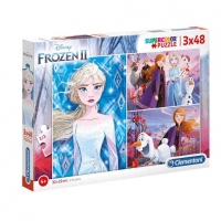 Toysrus  Frozen - Puzzle 3 en 1 Frozen 2