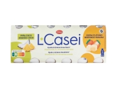 L-Casei fresa-plátano y piña-coco