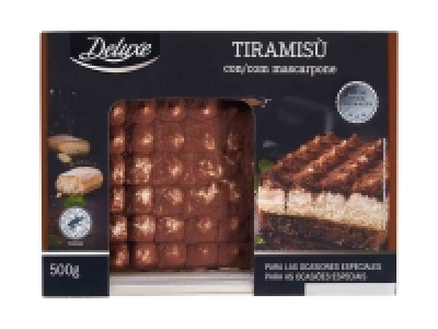 Tiramisú con mascarpone