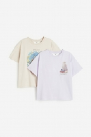 Pack de 2 camisetas estampadas