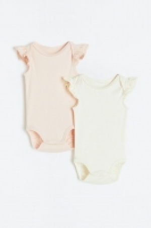 Pack de 2 bodies con ribete de picot