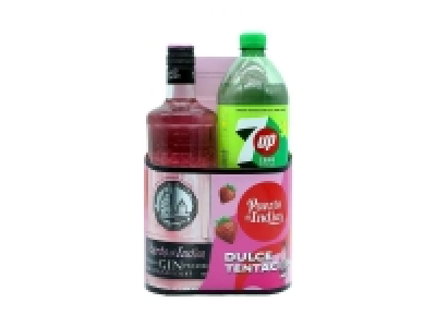 Puerto de Indias&reg; Ginebra strawberry + Seven UP