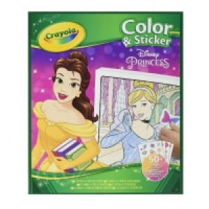 Toysrus  Crayola - Princesas Disney - Libro para colorear y pegatinas