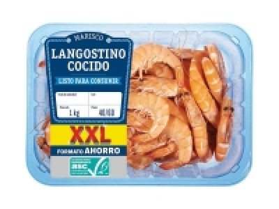 Langostino cocido