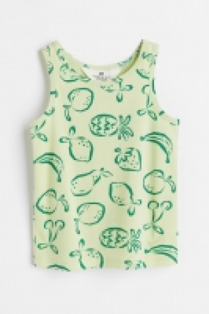 Camiseta sin mangas en punto de algodón