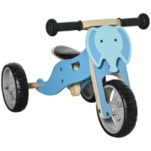 Homcom - Bicicleta de madera 2 en 1 sin pedales 49.99 €