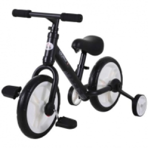 Homcom - Bicicleta de Equilibrio con Pedales Negra HomCom 46.99 €