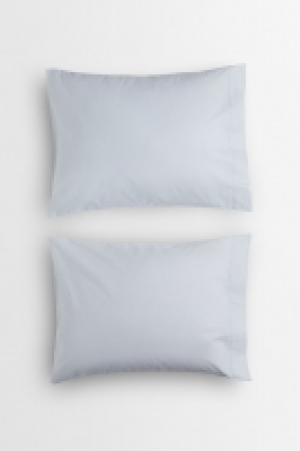 Pack de 2 fundas de almohada en percal de algodón