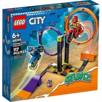 Toysrus  LEGO City - Desafío acrobático: Anillos giratorios - 60360
