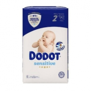 Toysrus  Dodot - Pañales Sensitive T2 (4-8 kg) 58 unidades