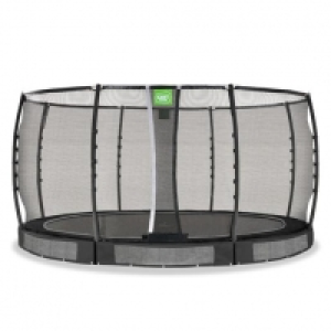 Exit - Cama elástica de suelo Allure Premium 427 cm negro