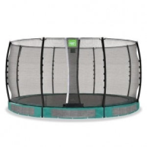 Exit - Cama elástica de suelo Allure Classic 427 cm verde