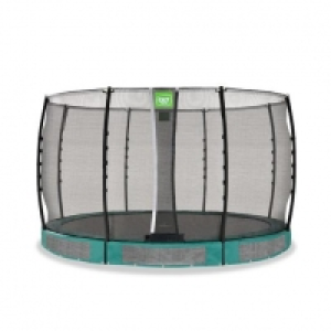 Exit - Cama elástica de suelo Allure Classic 366 cm verde