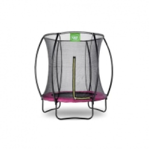 Exit - Cama elástica Silhouette redonda rosa 183 cm