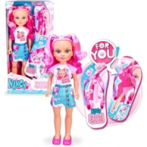 Toysrus  Nancy - Muñeca Verano Rosa con Chanclas a Juego