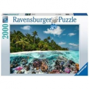 Ravensburger - Puzzle paisaje de las Maldivas, 2000 piezas