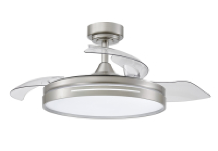 Bricoking  VENTILADOR TECHO MICENAS 72W 108CM NIQUEL
