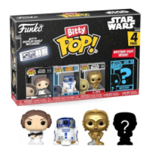 Toysrus  Star Wars - Pack 4 figuras Funko Bitty POP - Leia