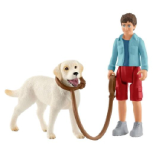 Schleich - Paseo con Labrador Retriever
