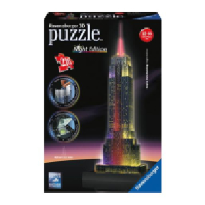 Ravensburger - Puzzle 3D - Empire State con Luz