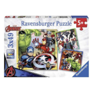 Ravensburger - Avengers - Pack 3 puzzles 49 piezas 12.99 €