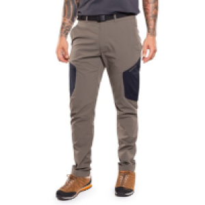 PANTALÓN TRANGOWORLD LARGO CIRAT MARRÓN BUNGEE/NEGRO