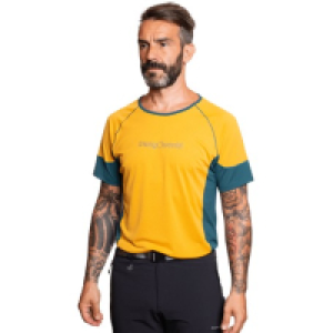 CAMISETA TRANGOWORLD RAPI AMARILLO/VERDE MAR