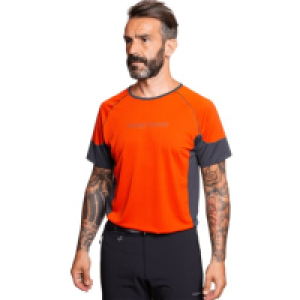 CAMISETA TRANGOWORLD RAPI NARANJA PICANTE/ANTRACITA
