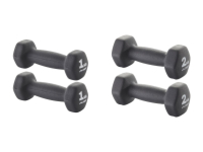 Mancuernas 1 Kg y 2 Kg