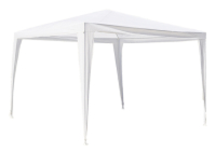Bricoking  CENADOR ACERO BLANCO 3X3M