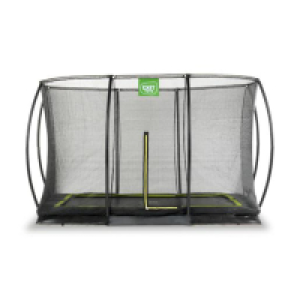 Exit - Cama elástica Silhouette rectangular de suelo 214 cm