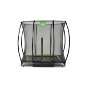 Exit - Cama elástica Silhouette rectangular de suelo 153 cm