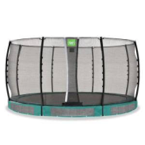 Exit - Cama elástica de suelo Allure Classic 427 cm verde