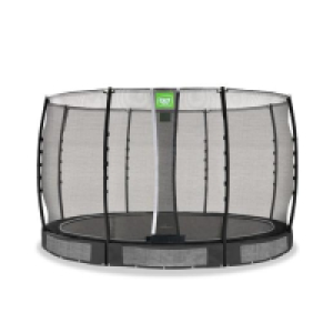 Exit - Cama elástica de suelo Allure Classic 366 cm negro