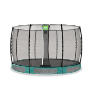 Exit - Cama elástica de suelo Allure Classic 366 cm verde