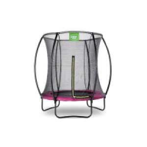 Exit - Cama elástica Silhouette redonda rosa 183 cm