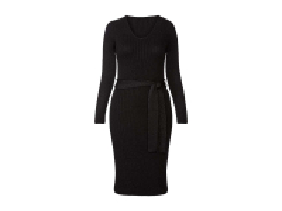 Vestido de punto de canalé para mujer