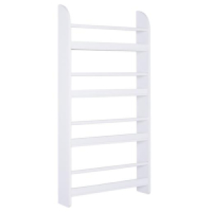 Homcom - Expositor de pared Blanco 46.99&nbsp;&euro;