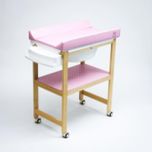 Bañera de Madera Natural Sobrebidé Topos Rosa 199.99 €