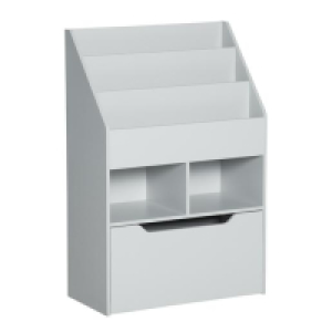 Homcom - Estantería de madera con cajón Gris
