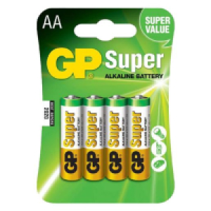 Pilas AA 1,5V alcalinas 4 unid
