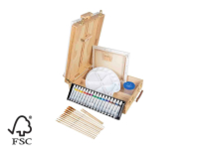 Maletín de pintura con caballete de sobremesa 24.99 €