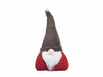 Figura decorativa gnomo con LED